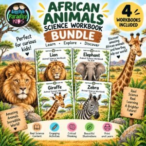 african-animals-science-workbook-bundle-for-kids