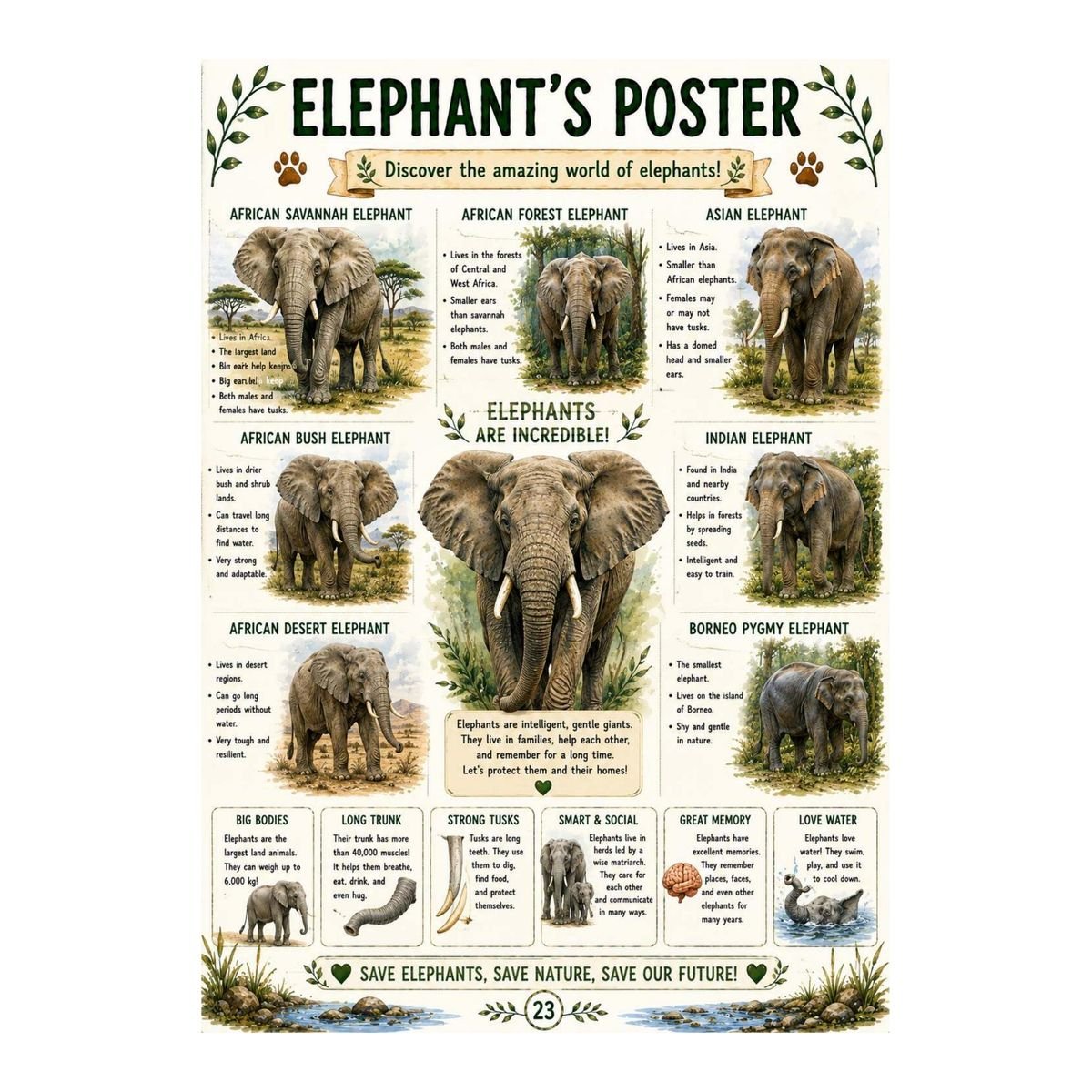 Elephant Science Workbook for Kids – Printable PDF - Image 4
