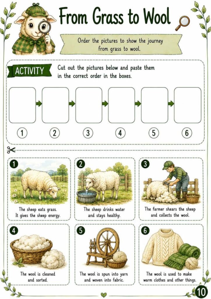 sheep-worksheet-from-grass-to-wool-for-kids
