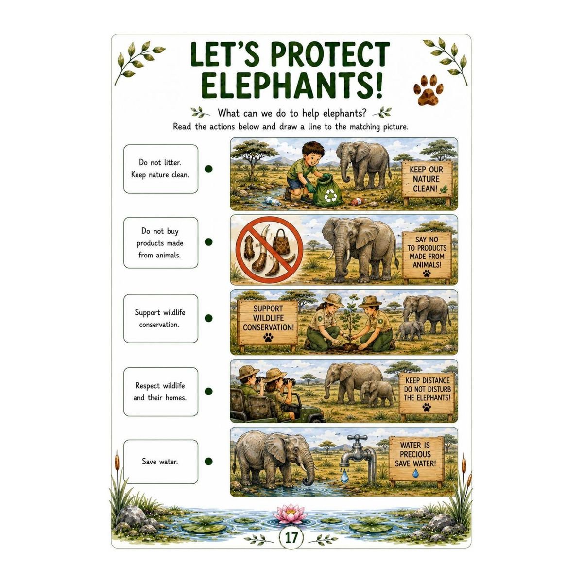 Elephant Science Workbook for Kids – Printable PDF - Image 5