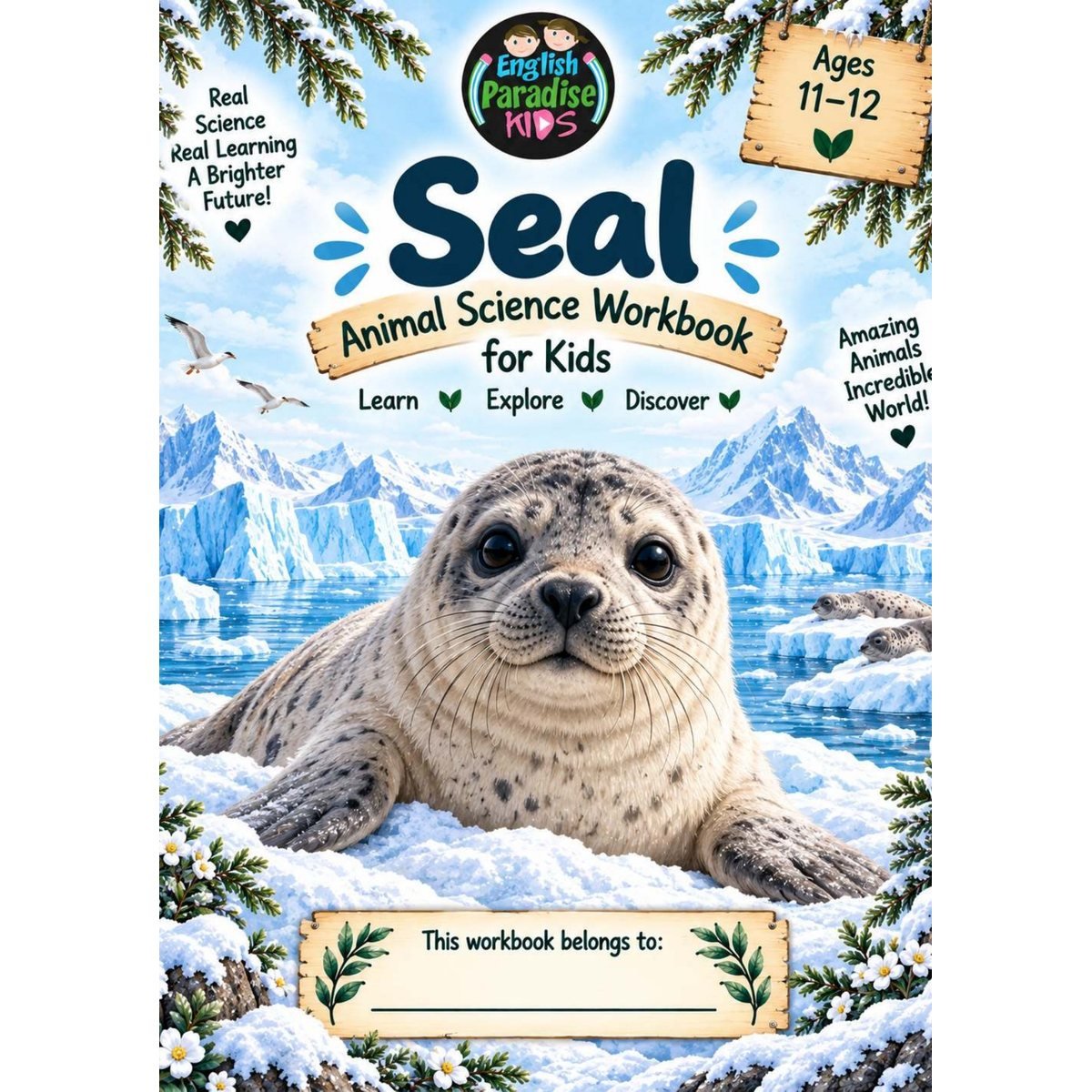 Seal Science Workbook for Kids