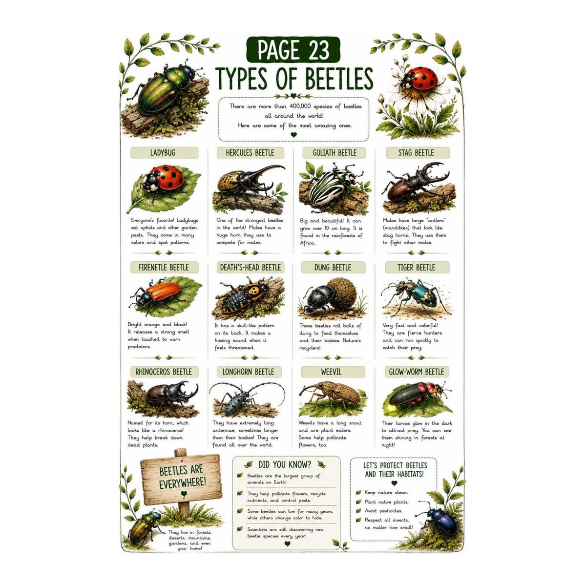 Beetle Science Workbook for Kids – Printable PDF - Image 5